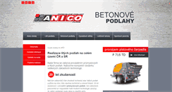 Desktop Screenshot of anico.cz